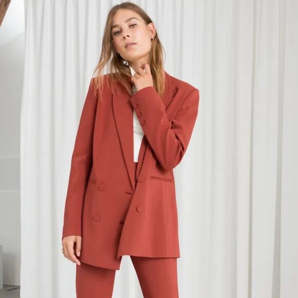 & Other Stories Jackets & Blazers - & OTHER STORIES Oversized Double Breasted Blazer NWT Size 2